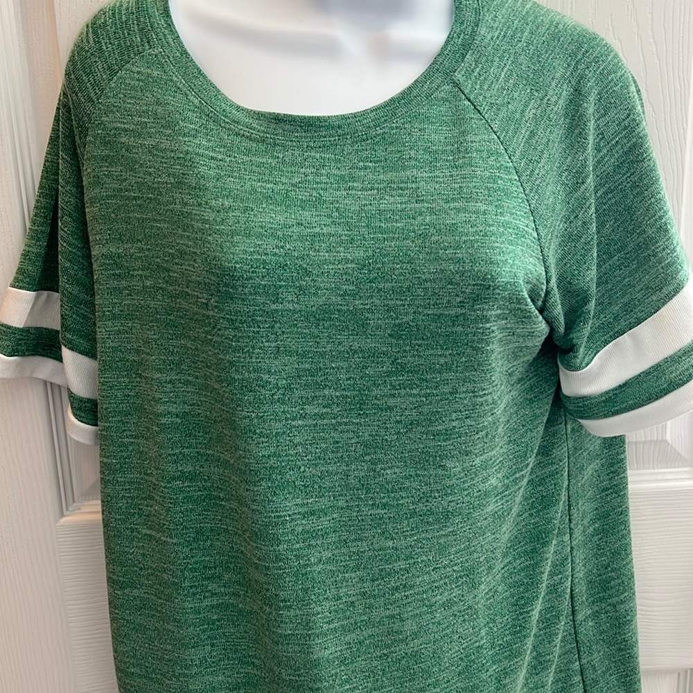 Green shirt